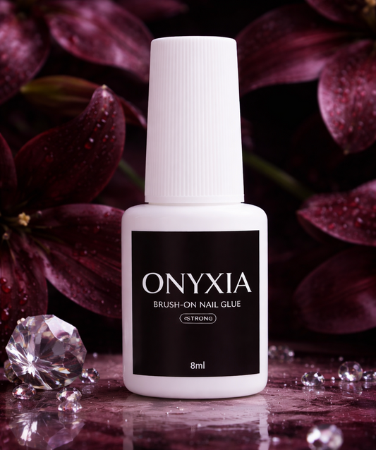 Extra strong brush-on nail glue